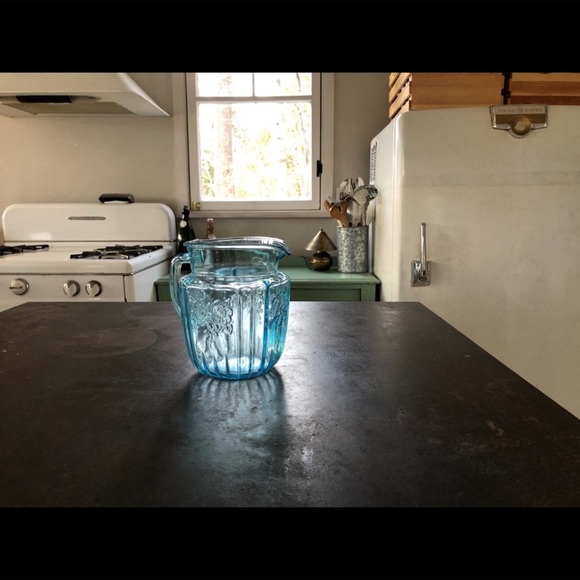 Vintage Mayfair Roses Blue Pitcher - Picture 11 of 11